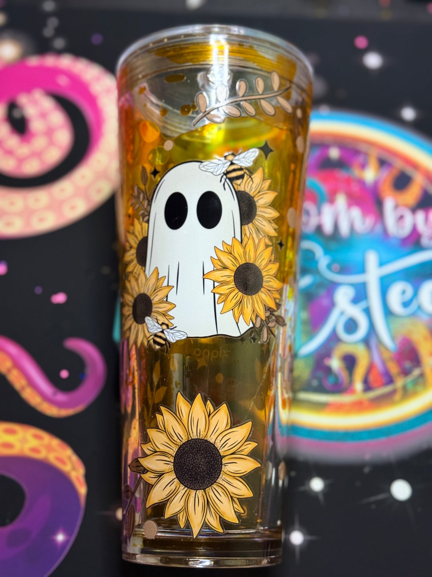 Ready to ship 24oz Snow Globe Lava Drip (Honey Bee)