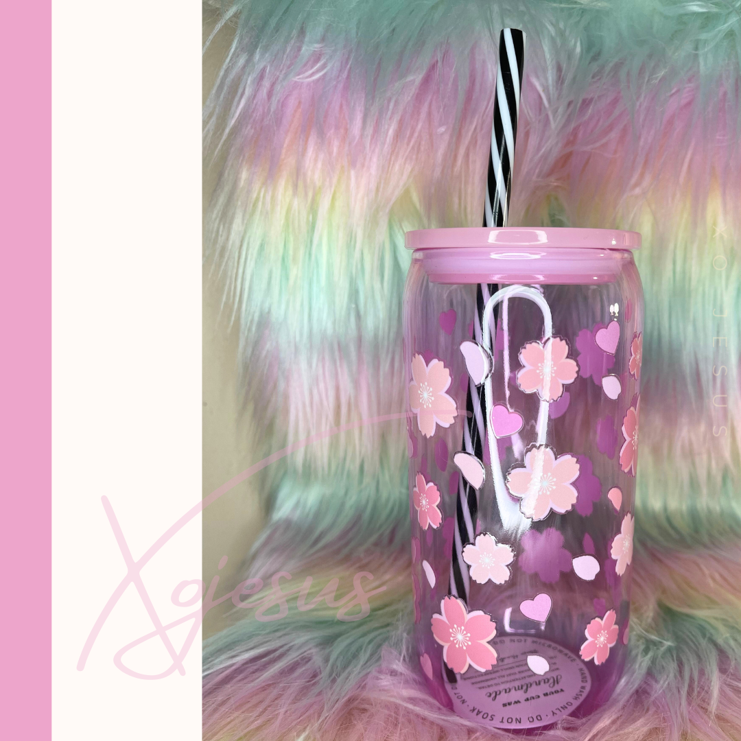 Ready to ship 16oz (pink petal)