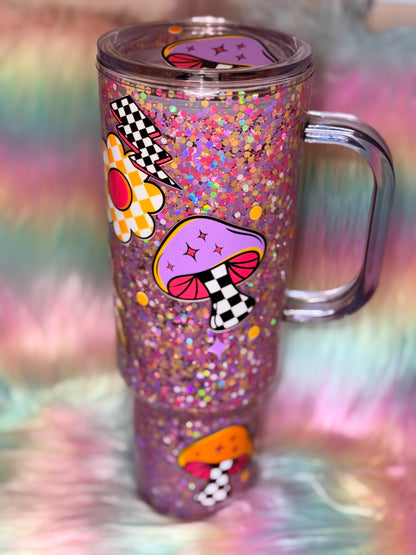 Ready to ship 40oz Glitter Snow Globes