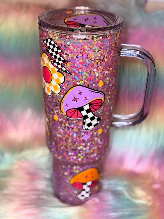 Ready to ship 40oz Glitter Snow Globes