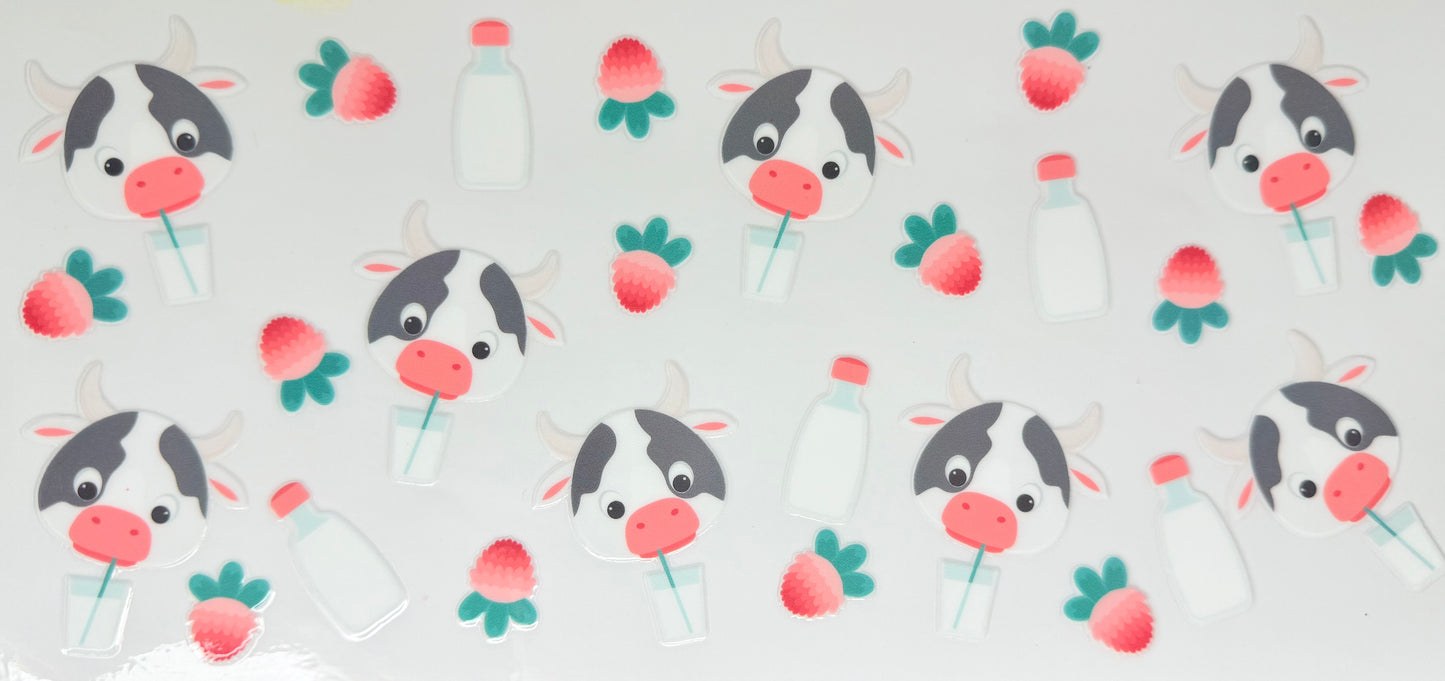 Cow Milk & Strawberries