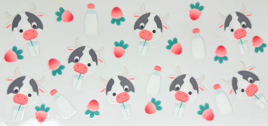 Cow Milk & Strawberries