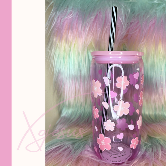 Ready to ship 16oz (pink petal)